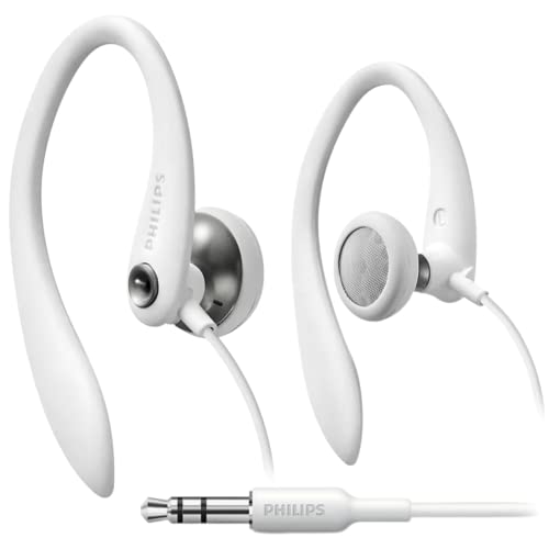 フィリップス　イヤホン イヤホン 海外 輸入 Philips SHS3200WT/37 Flexible Earhook Headphones Whiteイヤホン 海外 輸入