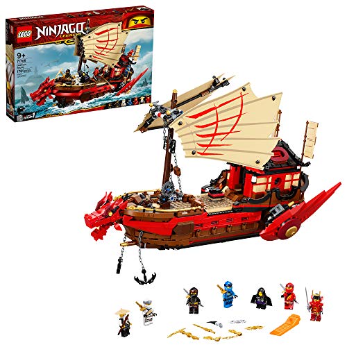 S jWS[ LEGO NINJAGO Legacy Destinyfs Bounty 71705 Ninja Toy Building Kit Featuring Ninja Action Figures (1,781 Pieces)S jWS[