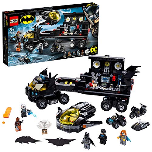 レゴ LEGO DC Mobile Bat Base 76160 Batman Building Toy, Gotham City Batcave Playset and Action Minifigures, Great ‘Build Your Own Truck’ Batman Gift for Kids Aged 6 and up (743 Pieces)レゴ