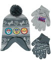 pEpg[ AJA q LbY t@bV Nickelodeon Boys Paw Patrol Winter Hat, 2 Pair Gloves or Mittens (Toddler/Little Boys), Size Age 4-7, Paw Patrol Glove GreypEpg[ AJA q LbY t@bV