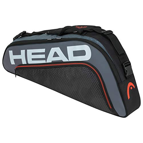 ƥ˥ Хå 饱åȥХå Хåѥå HEAD Tour Team 3R Pro Tennis Racquet Bag 3 Racket Tennis Equipment Duffle Bag - Black/Grey, One Sizeƥ˥ Хå 饱åȥХå Хåѥå