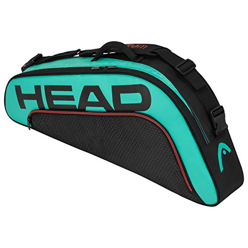 ƥ˥ Хå 饱åȥХå Хåѥå HEAD Tour Team 3R Pro Tennis Racquet Bag 3 Racket Tennis Equipment Duffle Bag - Black/Teal, One Sizeƥ˥ Хå 饱åȥХå Хåѥå