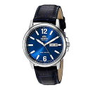 腕時計 オリエント メンズ Orient Men's Sport Stainless Steel Japanese Automatic Leather Calfskin Strap, Blue, 23 Casual Watch (Model: RA-AA0C05L19A)腕時計 オリエント メンズ