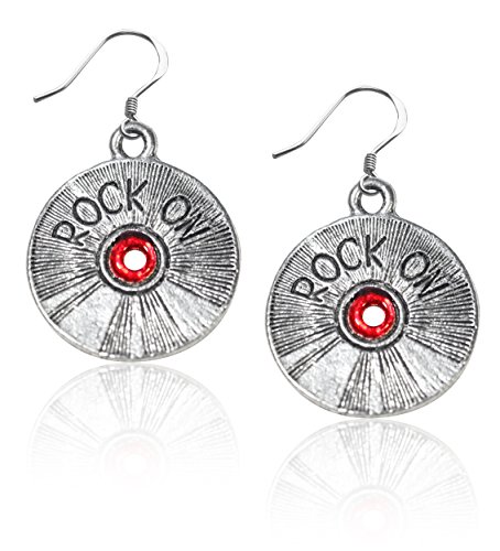 楽天angelica気まぐれなかわいい プレゼント クリスマス ピアス アメリカ Whimsical Gifts Music Lovers Charm Earrings （Rock On CD, Silver）気まぐれなかわいい プレゼント クリスマス ピアス アメリカ