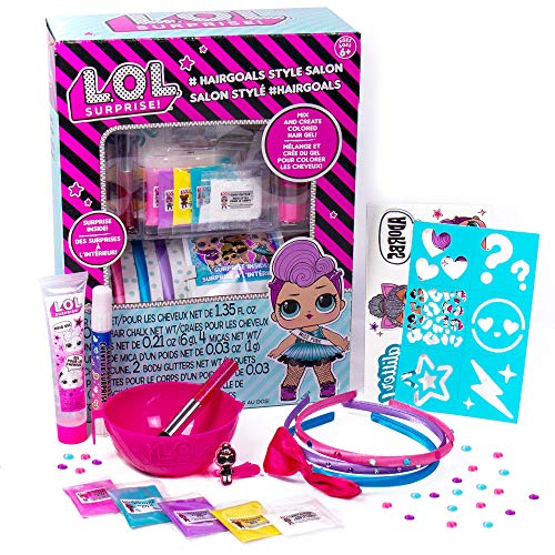 エルオーエルサプライズ 人形 ドール 【送料無料】L.O.L. Surprise! #Hairgoals Style Salon by Horizon Group USA.Complete DIY Hair Studio.Headbands Craft Kit. Make Your Own Colored Hair Gels,Design Using Stencils,Mエルオーエルサプライズ 人形 ドール