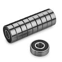 ベアリング スケボー スケートボード 海外モデル 直輸入 Precision 608 RS ABEC 9 Bearings for Scooters,Longboards and Skateboards (Pack of 10 PCS) (Black)ベアリング スケボー スケートボード 海外モデル 直輸入