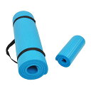 襬ޥå եåȥͥ Signature Fitness All Purpose 1/2-Inch Extra Thick High Density Anti-Tear Exercise Yoga Mat and Knee Pad with Carrying Strap, Blue襬ޥå եåȥͥ