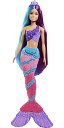 バービー バービー人形 Barbie Dreamtopia Doll, Mermaid Toys, Pink Ombre Tail Extra-Long Fantasy Hair with Brush, Tiaras Styling Accessoriesバービー バービー人形