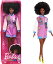 バービー バービー人形 ファッショニスタ Barbie Fashionistas Doll #156 with Brunette Afro & Blue Lips Wearing Graphic Coat Dress & Yellow Shoes, Toy for Kids 3 to 8 Years Oldバービー バービー人形 ファッショニスタ