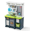 ステップ2 おままごと ごっこ遊び 大型遊具 Step2 Lifestyle Custom Kitchen Set for Kids Includes 20 Toy Kitchen Accessories, Interactive Features for Realistic Pretend Play Indoor/Outdoor Toddler Playsetステップ2 おままごと ごっこ遊び 大型遊具