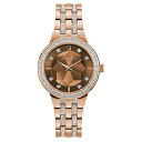 腕時計 ブローバ メンズ Bulova Ladies' Crystal Phantom Rose Gold Stainless Steel 3-Hand Quartz, Rose Gold Faceted Dial Style: 98L266腕時計 ブローバ メンズ