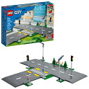 レゴ シティ LEGO City Road Plates 60304 - Building Toy Set, Featuring Traffic Lights, Trees, Glow in The Dark Bricks, Combine City Series Sets, Great Gift for Kids, Boys, and Girls Ages 5+レゴ シティ