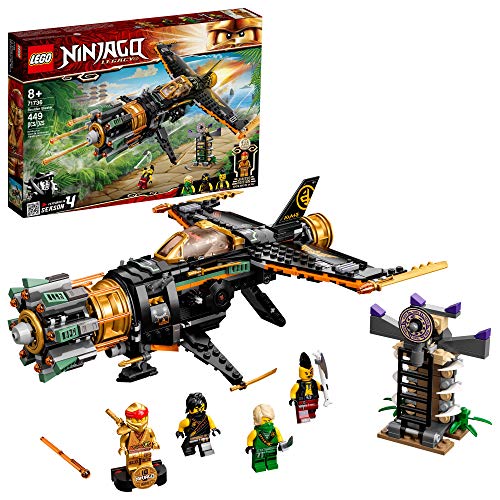 レゴ ニンジャゴー LEGO NINJAGO Legacy Boulder Blaster 71736 Airplane Toy Featuring Collectible Figurines, New 2021 (449 Pieces)レゴ ニンジャゴー