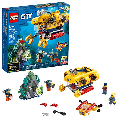 商品情報 商品名レゴ シティ LEGO City Ocean Exploration Submarine 60264, with Submarine, Coral Reef Setting, Underwater Drone, Glow i...