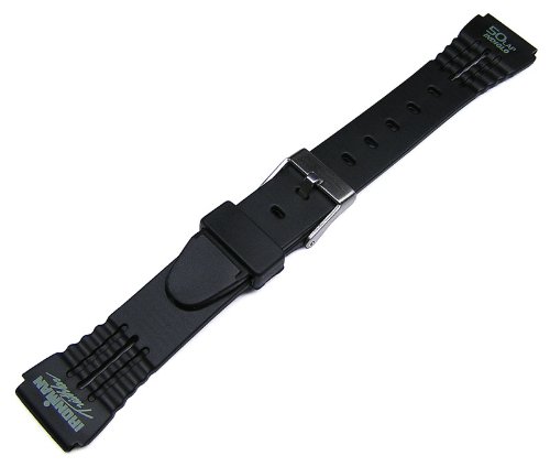 腕時計 タイメックス レディース 15mm Timex Black Watchband for Vintage Ladies 50 LAP Ironman Tr...