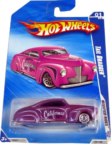 ホットウィール マテル ミニカー ホットウイール Hot Wheels 2009 Tail Dragger Modified Rides Purple CALIFORNIA 157 1:64 Scaleホットウィール マテル ミニカー ホットウイール