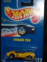 ホットウィール マテル ミニカー ホットウイール Hot Wheels #117 Ferrari 250 Plastic Base Black Pipes 7-...