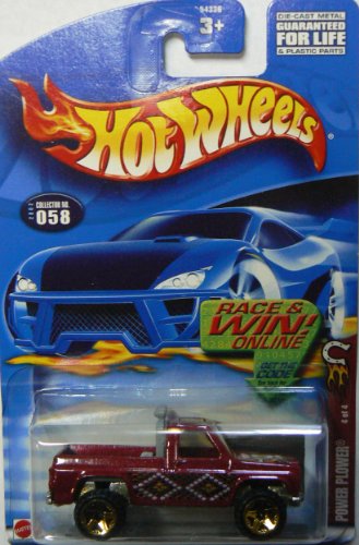 ۥåȥ ޥƥ ߥ˥ ۥåȥ Hot Wheels Wild Frontier 4 of 4 Power Plower on Race and Win Card 2002 #058ۥåȥ ޥƥ ߥ˥ ۥåȥ
