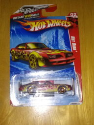 ホットウィール マテル ミニカー ホットウイール Hot Wheels 2010 Race World Volcano Garnet w/ Lime Green Flames Hot Bird 02/04 (210/240) on Keys to Speed Instant Win Game Cardホットウィール マテル ミニカー ホットウイール