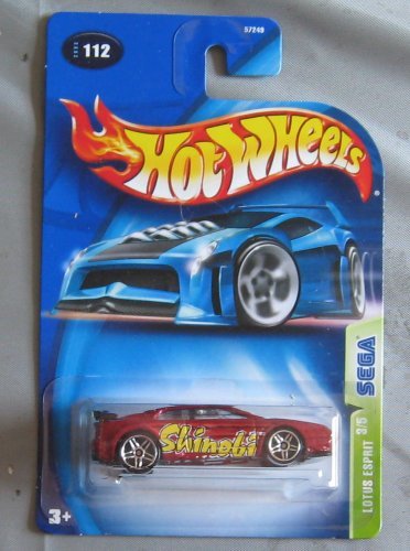 ホットウィール マテル ミニカー ホットウイール Hot Wheels 2003 Lotus Espirit Sega Series 3/5 MAROON #112ホットウィール マテル ミニカー ホットウイール