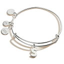 アレックスアンドアニ アメリカ アクセサリー ブランド かわいい Alex and Ani Expandable Bangle for Women, Initial S Letter Charm, Shiny Silver Finish, 2 to 3.5 inアレックスアンドアニ アメリカ アクセサリー ブランド かわいい(4)