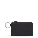 ヴェラブラッドリー ヴェラブラッドリー パスケース IDケース 定期入れ ベラブラッドリー Vera Bradley Women's Performance Twill Deluxe Zip ID Case Wallet With RFID Protection, Black, One Sizeヴェラブラッドリー パスケース IDケース 定期入れ ベラブラッドリー