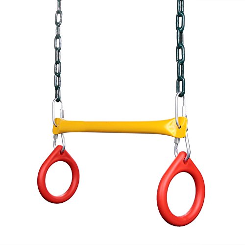 爆売り ジャングルジム ブランコ 屋内 屋外遊び 幼児 小学生 Pellor Rings Red Multifunction Children S Iron Chain Trapeze Bar With Rings Gymnastic Swingジャングルジム ブランコ 屋内 屋外遊び 幼児 小学生 大流行中 Guayaquilcityfc Com