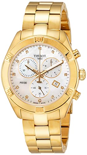 ティソ 腕時計 ティソ レディース Tissot womens PR 100 Sport Chic Stainless Steel Casual Watch Yellow Gold T1019173311601腕時計 ティソ レディース