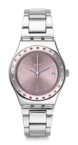 腕時計 スウォッチ レディース Swatch I Medium Unisex Watch Dress Stainless Steel Pink Quartz W...