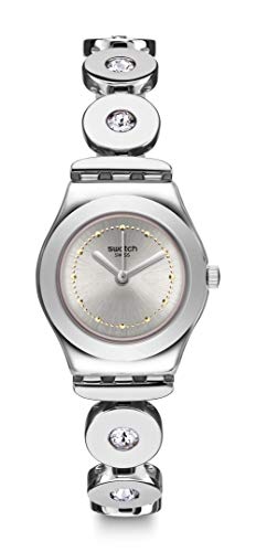 腕時計 スウォッチ レディース Swatch I Lady Women's Watch Casual Plastic Grey Quartz Waterproo...