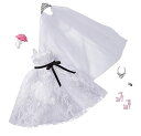 バービー バービー人形 着せ替え 衣装 ドレス Barbie Fashion Pack: Bridal Outfit Doll with Wedding Dress, Veil, Shoes, Necklace, Bracelet & Bouquet, Gift for Kids 3 to 8 Years Oldバービー バービー人形 着せ替え 衣装 ドレス