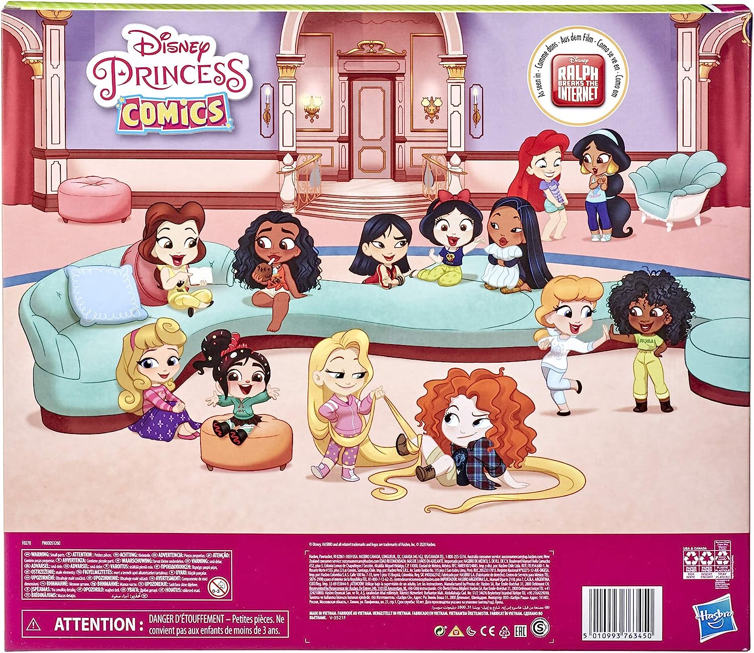 Princess Disney 送料無料 無料ラッピングでプレゼントや贈り物にも 逆輸入並行輸入送料込 And Comics Girls Comfy Collection For ディズニープリンセス Pack Squad Minis 12 Dolls Collectable Toy For Girls 3 Years And Upディズニープリンセス Angelica ー品