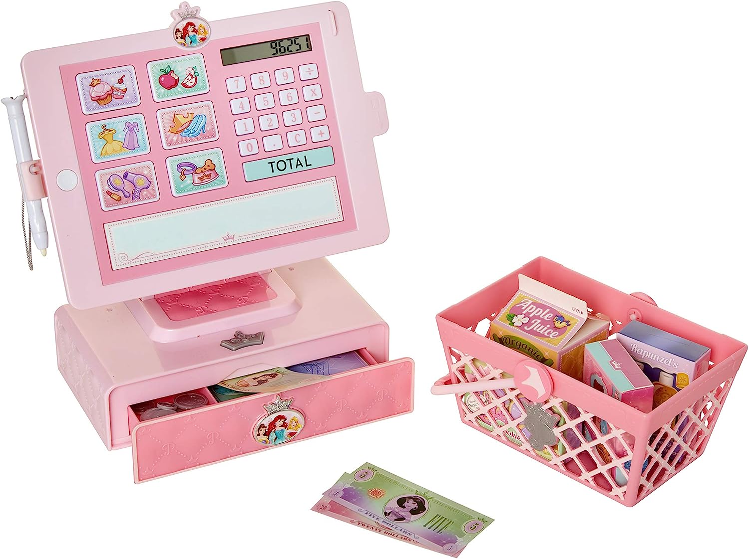 高い素材 ディズニープリンセス Disney Princess Style Collection Cash Register Shop N Play Market Set Shopping Basket Includedディズニープリンセス メール便なら送料無料 Guayaquilcityfc Com