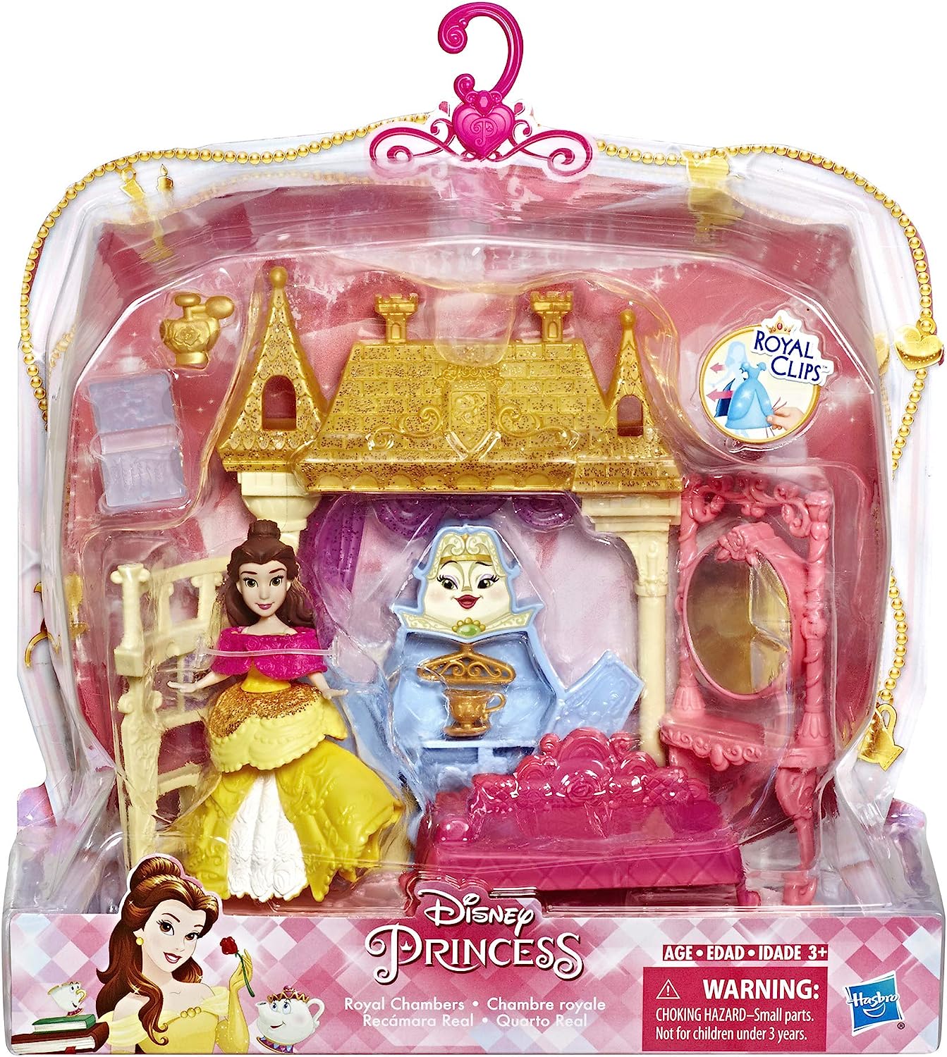 美女と野獣 ベル ビューティアンドザビースト ディズニープリンセス 【送料無料】Disney Princess Royal Chambers Playset and Belle Doll, Royal Clips Fashion, One-Clip Skirt美女と野獣 ベル ビューティアンドザビースト ディズニープリンセス