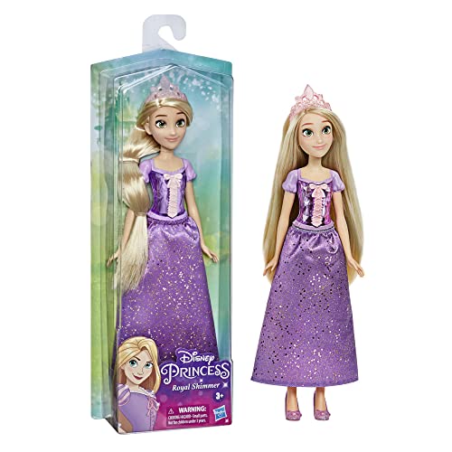 塔の上のラプンツェル タングルド ディズニープリンセス Disney Princess Royal Shimmer Rapunzel Doll, Fashion Doll with Skirt and Accessories, Toy for Kids Ages 3 and Up塔の上のラプンツェル タングルド ディズニープリンセス