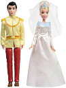 シンデレラ ディズニープリンセス Disney Princess Cinderella and Prince Charming, 2 Fashion Dolls from Cinderella Movie, Doll in Wedding Dress, Tiara, and Shoes, Toy for 3 Year Olds and Upシンデレラ ディズニープリンセス