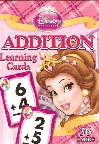 ディズニープリンセス Disney Princess Addition Learning/Flash Cards (Lite Pink Box)ディズニープリンセス