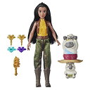 ディズニープリンセス Disney Princess Raya and The Last Dragon Strength and Style Set Fashion Doll,Hair Twisting Tool,Hair Clips,Toy for 5 Year Old Kids and Upディズニープリンセス