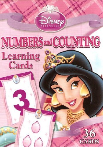 ディズニープリンセス Disney Princess Numbers and Counting Learning/Flash Cards (Lite Pink Box)ディズニープリンセス