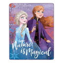 アナと雪の女王 アナ雪 ディズニープリンセス フローズン Northwest Frozen Silk Touch Throw Blanket, 40" x 50", Magical Girlsアナと雪の女王 アナ雪 ディズニープリンセス フローズン