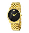 腕時計 モバード メンズ Movado Men s 0606997 Analog Display Swiss Quartz Gold Watch腕時計 モバード メンズ