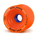 ウィール タイヤ スケボー スケートボード 海外モデル Orangatang in Heat 75 mm 80a Downhill Longboard Skat...