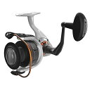 リール Quantum 釣り道具 フィッシング Quantum Reliance Spinning Fishing Reel, Size 45 Reel, Changeable Right- or Left-Hand Retrieve, Anti-Corrosive Bearings, Water-Tight Seal, Saltguard Protection, Silver/Blackリール Quantum 釣り道具 フィッシング