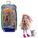 エンチャンティマルズ 人形 ドール Enchantimals Zadie Zebra Doll (6-in) Ref Animal Friend Figure from Sunny Savanna Collection, Small Doll with Removable Skirt and Accessories, Great Gift for 3 to 8 Year Oldsエンチャンティマルズ 人形 ドール