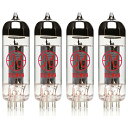 真空管 ギター・ベース アンプ 海外 輸入 Quad of JJ EL844 Power Vacuum Tube真空管 ギター・ベース アンプ 海外 輸入