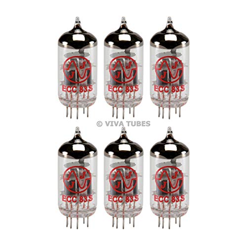  ١   ͢ New Gain Matched Sextet (6) JJ Electronics Tesla 12AX7 ECC83-S Vacuum Tubes ١   ͢