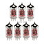  ١   ͢ New Gain Matched Septet (7) JJ Electronics Tesla 12AX7 ECC83-S Vacuum Tubes ١   ͢