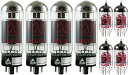 真空管 ギター・ベース アンプ 海外 輸入 Vacuum Tube Set for Kustom 72 Coupe, JJ Brand, Apex Matche...