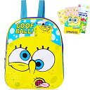 スポンジボブ バッグ バックパック リュックサック カートゥーンネットワーク Spongebob Squarepants Mini Backpack for Boys Girls Toddler Preschool ~ 3 Pc Bundle With Deluxe 11 Spongスポンジボブ バッグ バックパック リュックサック カートゥーンネットワーク