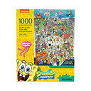 スポンジボブ カートゥーンネットワーク Spongebob キャラクター アメリカ限定多数 AQUARIUS SpongeBob SquarePants Puzzle (1000 Piece Jigsaw Puzzle) - Officially Licensed SpongeBスポンジボブ カートゥーンネットワーク Spongebob キャラクター アメリカ限定多数